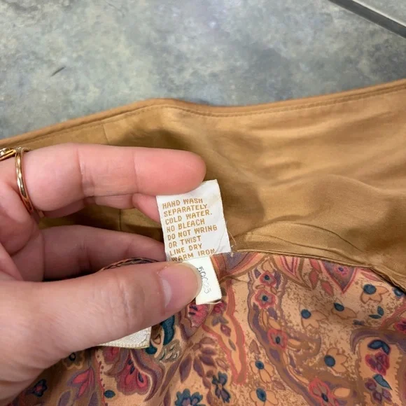 Vintage 1990s Victoria’s Secret Gold Label Silk Robe SZ M Lingerie Quiet luxury - Picture 7 of 10